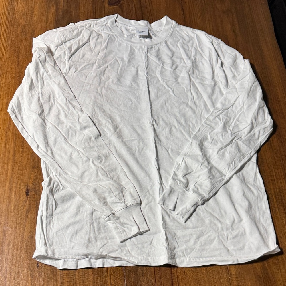 Outdoor Voices White Long Sleeve Tee